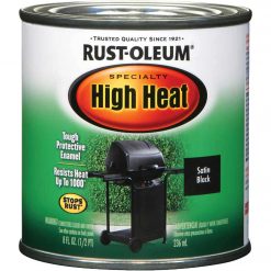 Brand new 👍 Rust-Oleum Satin High Heat Enamel, BBQ Black, 1/2 Pt. 🎉