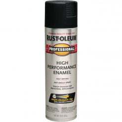 Best reviews of 🛒 Rust-Oleum Professional Fast Dry 15 Oz. Flat High Performance Enamel Spray Paint, Black 🛒