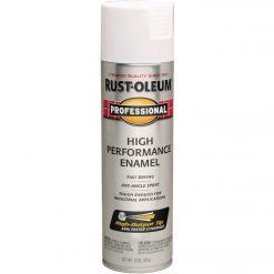 Cheap 😀 Rust-Oleum Professional Fast Dry 15 Oz. Flat High Performance Enamel Spray Paint, White 👍