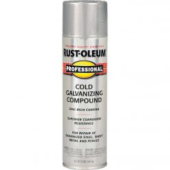 Cheap 🧨 Rust-Oleum Professional 20 Oz. Flat Galvanizing Compound Spray Paint, Cold Galvanized ✔️