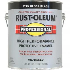 Best Sale 💯 Rust-Oleum Professional Oil-Based Gloss VOC Formula Rust Control Enamel, Black, 1 Gal. 🎁