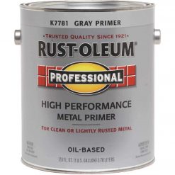 Deals 😍 Rust-Oleum Professional Oil-Based Flat VOC Formula Metal Primer, Gray, 1 Gal. 😀