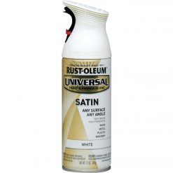 Best Sale 💯 Rust-Oleum Universal 12 Oz. Satin White Paint 😍