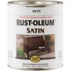Cheap 🔥 Rust-Oleum Stops Rust Oil Based Satin Protective Rust Control Enamel, White, 1 Qt. 🛒