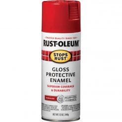 Best reviews of 😍 Rust-Oleum Stops Rust Sunrise Red Gloss 12 Oz. Anti-Rust Spray Paint 🌟