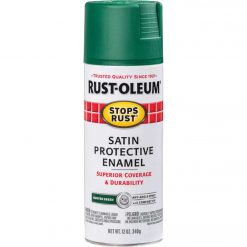 Hot Sale 😍 Rust-Oleum Stops Rust Decor 12 Oz. Satin Spray Paint, Hunter Green 😀