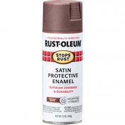Best reviews of 🧨 Rust-Oleum Stops Rust Decor 12 Oz. Satin Spray Paint, Chestnut Brown 💯