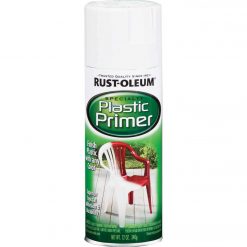 Promo 🎉 Rust-Oleum White 12 Oz. Plastic Spray Paint Primer 🧨