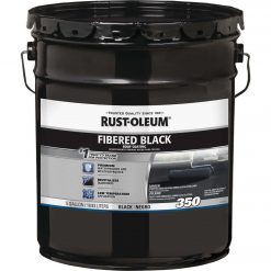 Buy 😉 Rust-Oleum 350 5 Gal. Fibered Black Roof 🧥 Coating 🎁