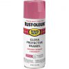 Best Pirce 😉 Rust-Oleum Stops Rust 12 Oz. Gloss Poppy Pink Spray Paint Protective Enamel ✨