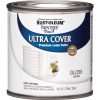 Outlet ✨ Rust-Oleum Painter's Touch 2X Ultra Cover Premium Latex Paint, White Gloss, 1/2 Pt. 😍 -Cheap Rust-Oleum Shop ItemImage 788651 q5x44x 584ye0 8l9xqr