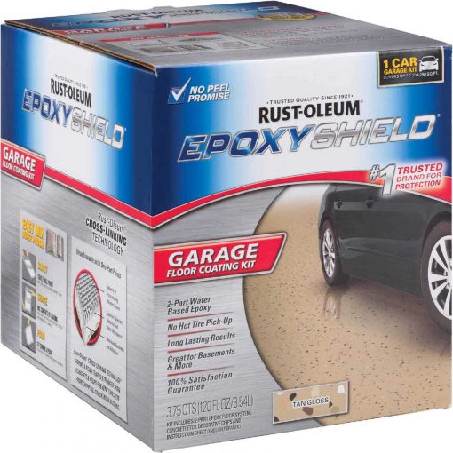 Budget 💯 Rust-Oleum EPOXYSHIELD Gloss Garage Floor 🧥 Coating Kit, Tan, 120 Oz. 🛒 -Cheap Rust-Oleum Shop ItemImage 789271 q5x48u 8c5big agcw2u