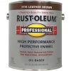 Budget 🎉 Rust-Oleum Professional Oil-Based Gloss VOC Formula Rust Control Enamel, Leather Brown, 1 Gal. 👍