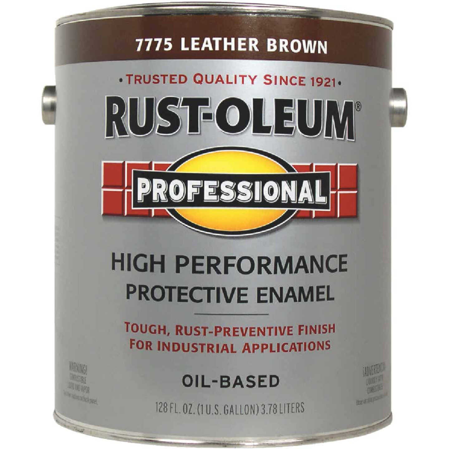 Budget π Rust-Oleum Professional Oil-Based Gloss VOC Formula Rust Control Enamel, Leather Brown, 1 Gal. π 3 Budget π Rust-Oleum Professional Oil-Based Gloss VOC Formula Rust Control Enamel, Leather Brown, 1 Gal. π