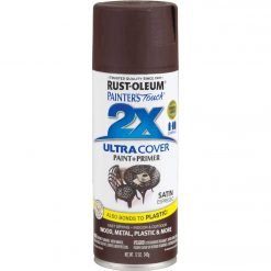 Promo 😍 Rust-Oleum Painter's Touch 2X Ultra Cover 12 Oz. Satin Paint + Primer Spray Paint, Espresso 🛒 -Cheap Rust-Oleum Shop ItemImage 789608 q5x4b7 fj9c5k e0f5nx