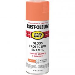 Cheapest 💯 Rust-Oleum Stops Rust Gloss Island Coral 12 Oz. Protective Enamel Spray Paint 🥰