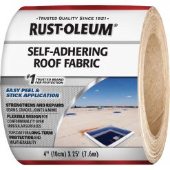 Outlet 🤩 Rust-Oleum 4 In. X 25 Ft. Self-Adhering Roof Fabric 🎉
