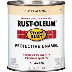 Cheapest ✔️ Rust-Oleum Stops Rust Oil Based Gloss Protective Rust Control Enamel, Almond, 1 Qt. ❤️