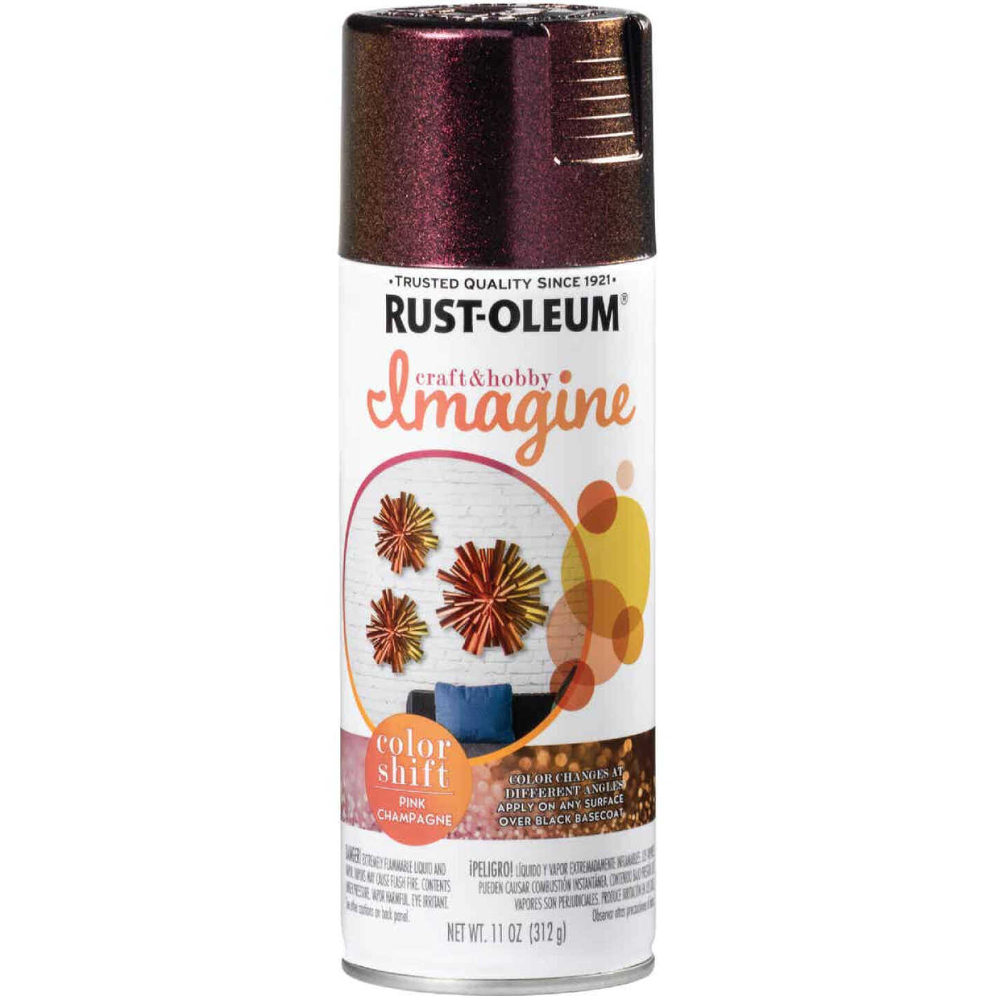 Wholesale ✨ Rust-Oleum 11 Oz. Champagne Pink Imagine Craft & Hobby Color Shift Spray Paint ⌛ 3 Wholesale ✨ Rust-Oleum 11 Oz. Champagne Pink Imagine Craft & Hobby Color Shift Spray Paint ⌛