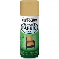 Coupon 😀 Rust-Oleum 12 Oz. Flat/Matte Outdoor Fabric Spray Paint, Khaki 😍
