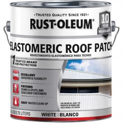 Best deal 🤩 Rust-Oleum 1 Gal. White Elastomeric Roof Patch 🔥