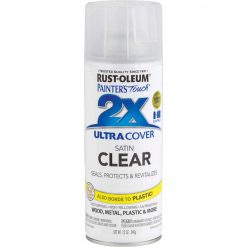 Budget 💯 Rust-Oleum Painter's Touch 2X Ultra Cover Clear 12 Oz. Satin Finish Spray Paint, Clear 💯