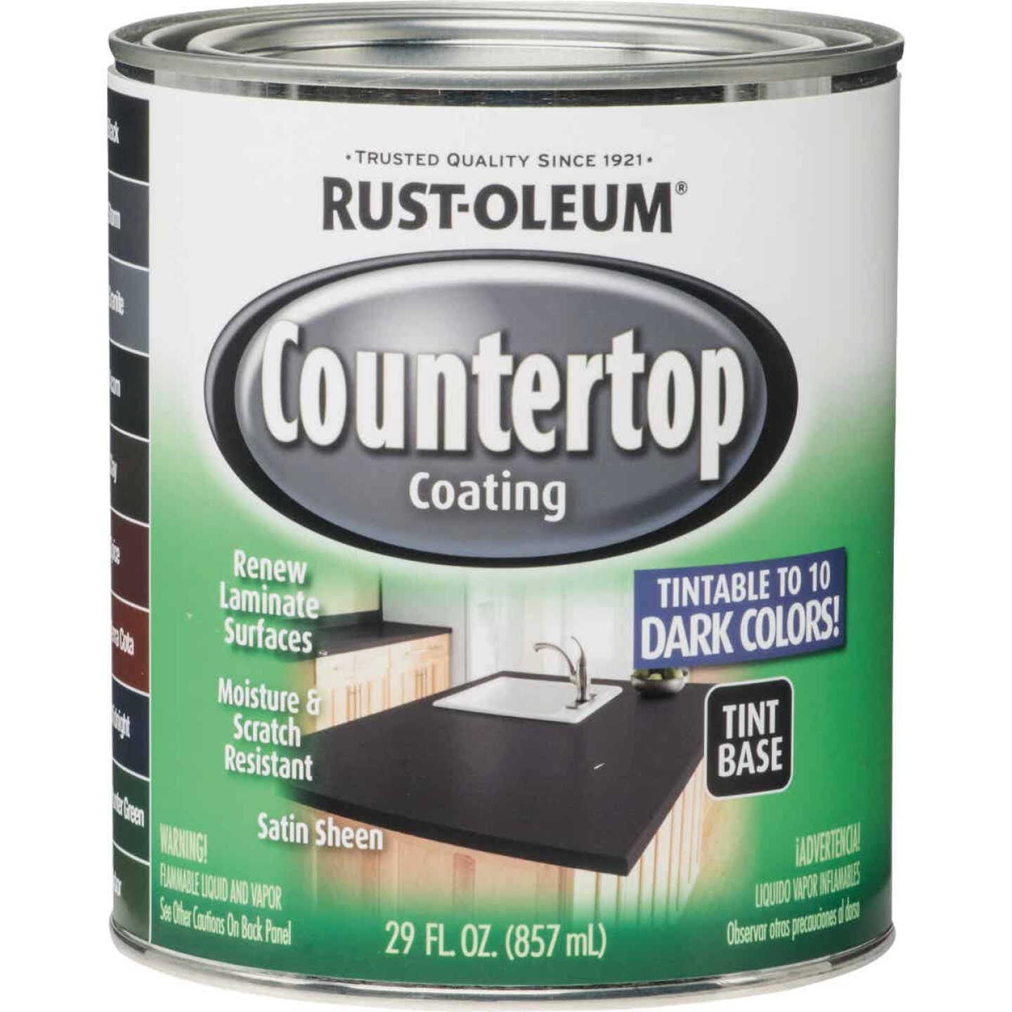 Outlet π Rust-Oleum Tint Base Satin 25 Lf X 2 Ft Wide Counter Top π§₯ Coating β€οΈ 3 Outlet π Rust-Oleum Tint Base Satin 25 Lf X 2 Ft Wide Counter Top π§₯ Coating β€οΈ