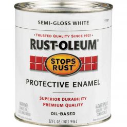 Buy π Rust-Oleum Stops Rust Oil Based Semi-Gloss Protective Rust Control Enamel, White, 1 Qt. π§¨