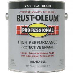 Best reviews of ❤️ Rust-Oleum Professional Oil-Based Flat VOC Formula Rust Control Enamel, Black, 1 Gal. ⌛