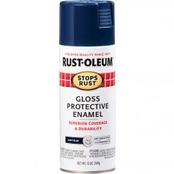 Outlet 🤩 Rust-Oleum Stops Rust Navy Blue Gloss 12 Oz. Anti-Rust Spray Paint 😉