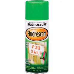 Outlet ⌛ Rust-Oleum Fluorescent 11 Oz. Gloss Spray Paint, Fluorescent Green 🤩