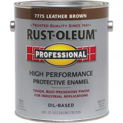 Best reviews of 🧨 Rust-Oleum Professional Oil Based Gloss Protective Rust Control Enamel, Leather Brown, 1 Gal. 🔥