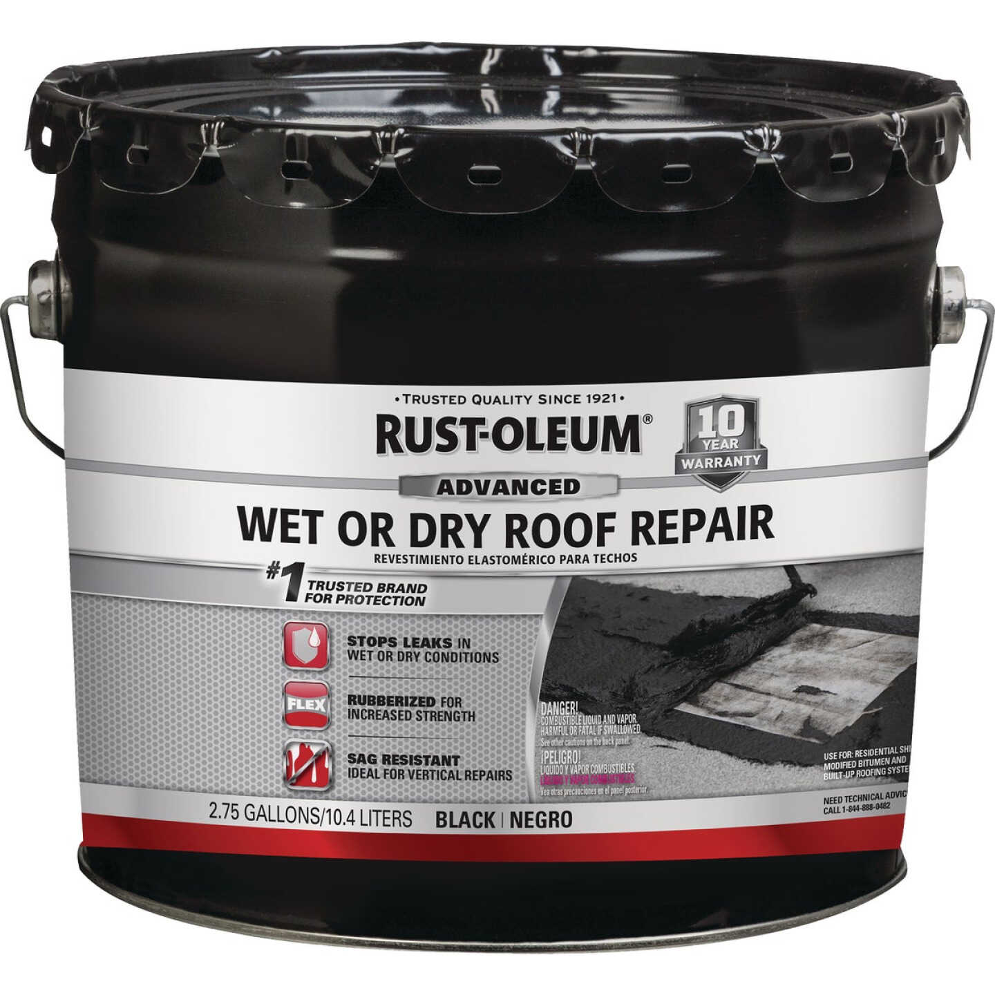 Cheap 👏 Rust-Oleum 2.75 Gal. Black Advanced Wet Or Dry Roof Repair ❤️ 3 Cheap 👏 Rust-Oleum 2.75 Gal. Black Advanced Wet Or Dry Roof Repair ❤️