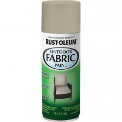 Deals 😉 Rust-Oleum 12 Oz. Flat/Matte Outdoor Fabric Spray Paint, Medium Gray 🧨